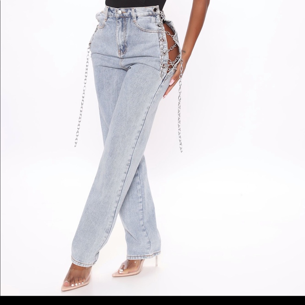Breaking Chains Straight Leg Jeans